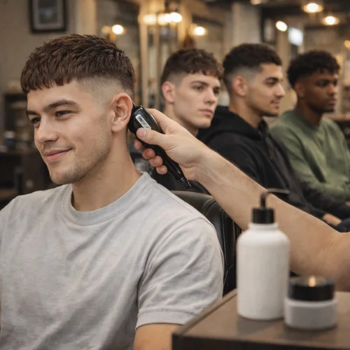 Maintenance tips for keeping a textured French crop hairstyle neat and fresh