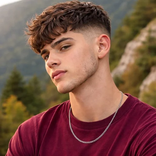 Textured French crop taper haircut with layered top and clean tapered sides, modern men’s hairstyle