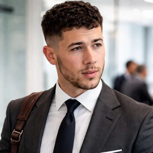 men’s haircut suitable for busy, low-maintenance lifestyles