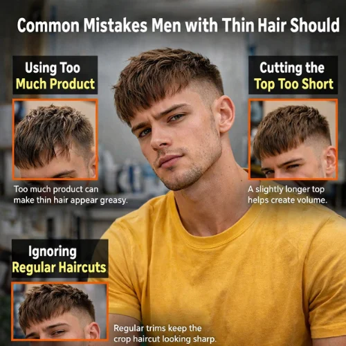 Common Mistakes Men with Thin Hair Should Avoid – Styling Guide