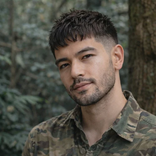 messy french crop haircut for men with tousled textured top casual modern street style hairstyle