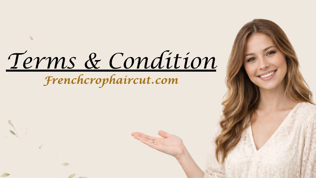 Terms and Conditions French Crop Haircut website policies men’s hairstyle blog FrenchCropHaircut.com banner