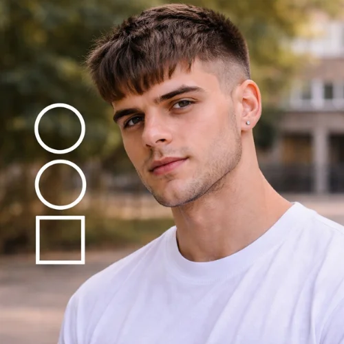 french crop haircut best face shapes men white shirt modern hairstyle guide