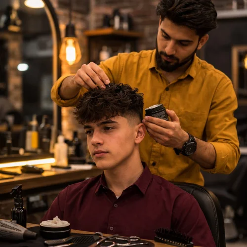 french crop with mid drop fade haircut for men textured top with mid drop fade hairstyle