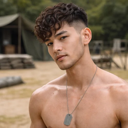 wavy french crop with mid fade haircut for men sharp modern wavy hairstyle textured top
