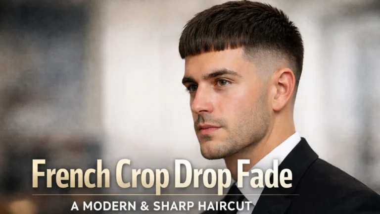 French crop drop fade modern mens haircut with textured top and sharp faded sides stylish professional hairstyle for men