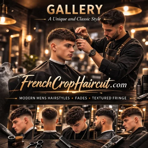 french crop haircut gallery showing modern mens hairstyles fades textured fringe styles and barber haircut inspiration