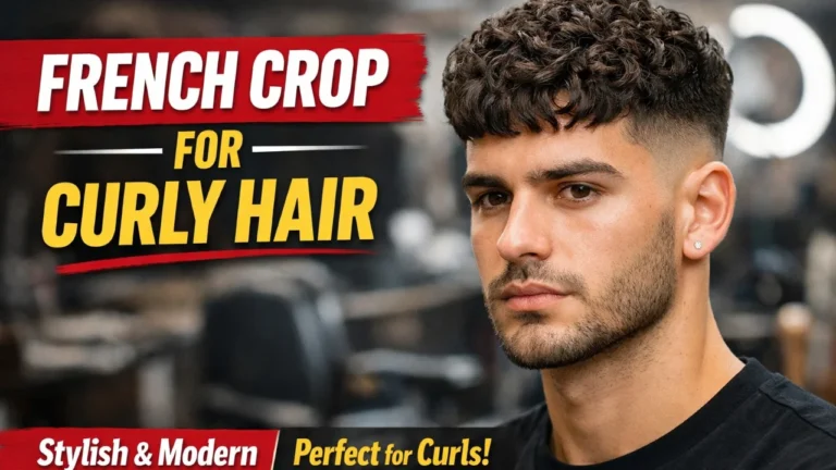 French crop for curly hair stylish modern curly men haircut with textured top and fade sides