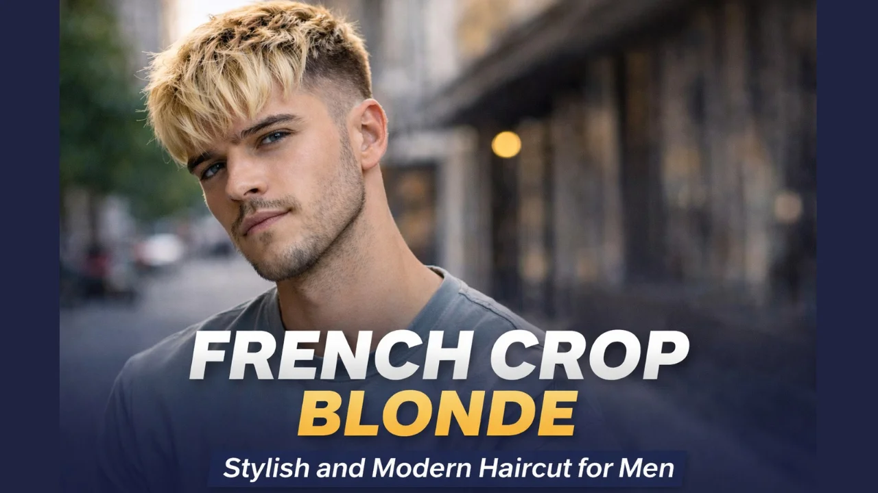 french crop blonde haircut with textured top and fade for men stylish modern hairstyle usa 2026